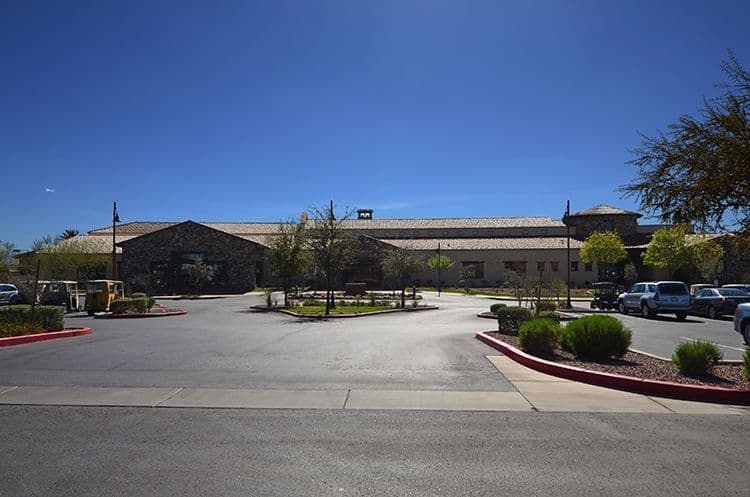 Saddlebrooke Ranch Neighborhood Hacienda Club Front, Saddlebrooke Ranch AZ